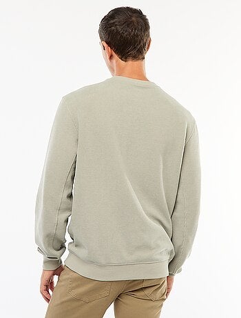 Camisola em malha fantasia corte regular