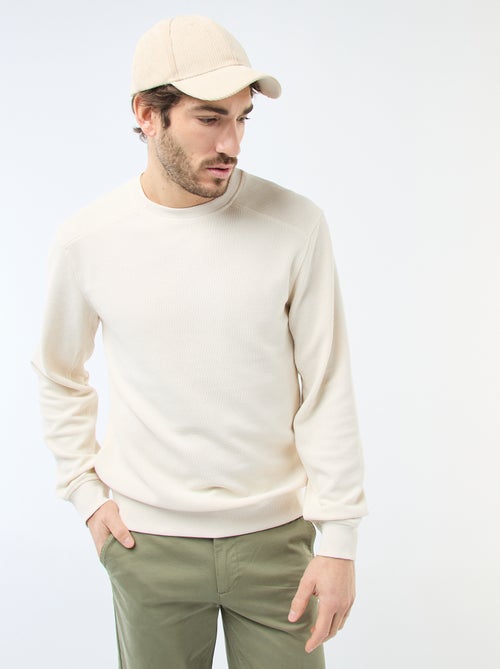 Camisola em malha favo de mel - Kiabi