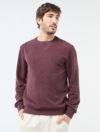 Camisola em malha favo de mel