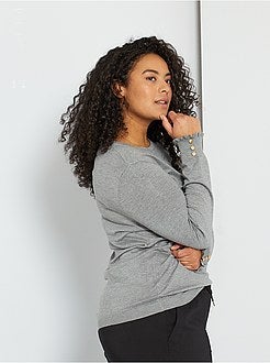 Camisola em malha fina - Kiabi