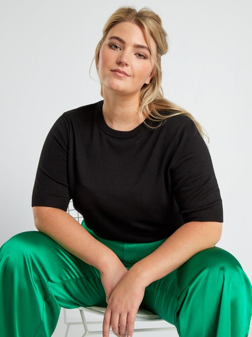 Camisola em malha fina - Kiabi