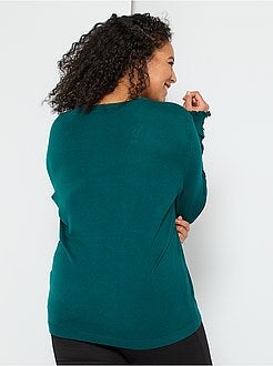 Camisola em malha fina - Kiabi