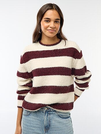 Camisola de malha grossa