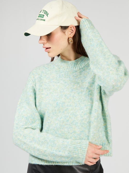 Camisola em malha grossa larga - Kiabi