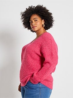 Camisola em malha grossa matizada - Kiabi