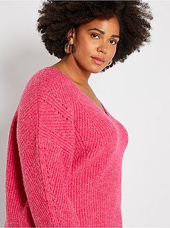 Camisola em malha grossa matizada - Kiabi