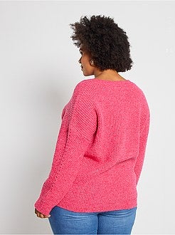 Camisola em malha grossa matizada - Kiabi