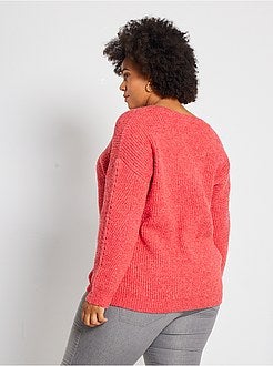 Camisola em malha grossa matizada - Kiabi