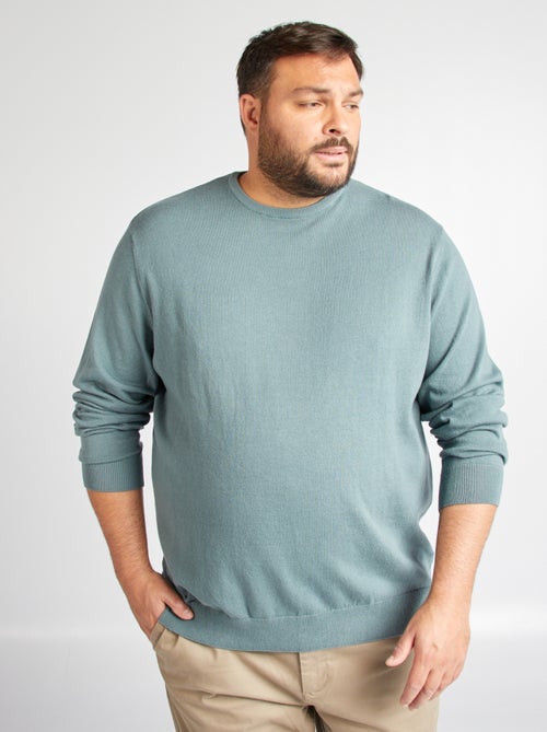 Camisola em malha jersey fina larga - Kiabi