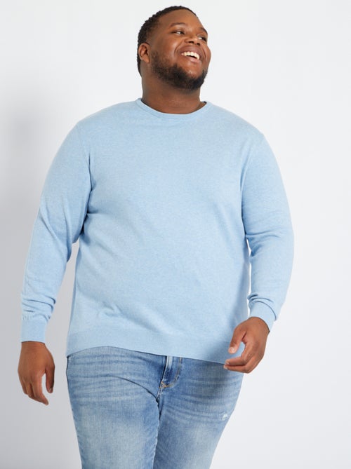 Camisola em malha jersey fina larga - Kiabi
