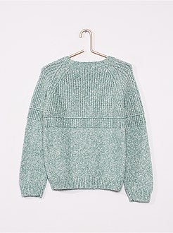 Camisola em malha mesclada - Kiabi