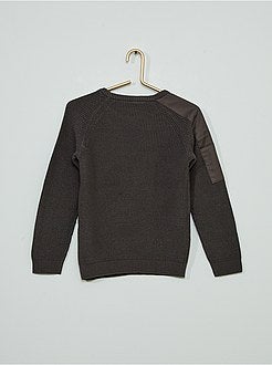 Camisola em malha nervurada - Kiabi