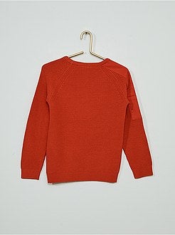 Camisola em malha nervurada - Kiabi