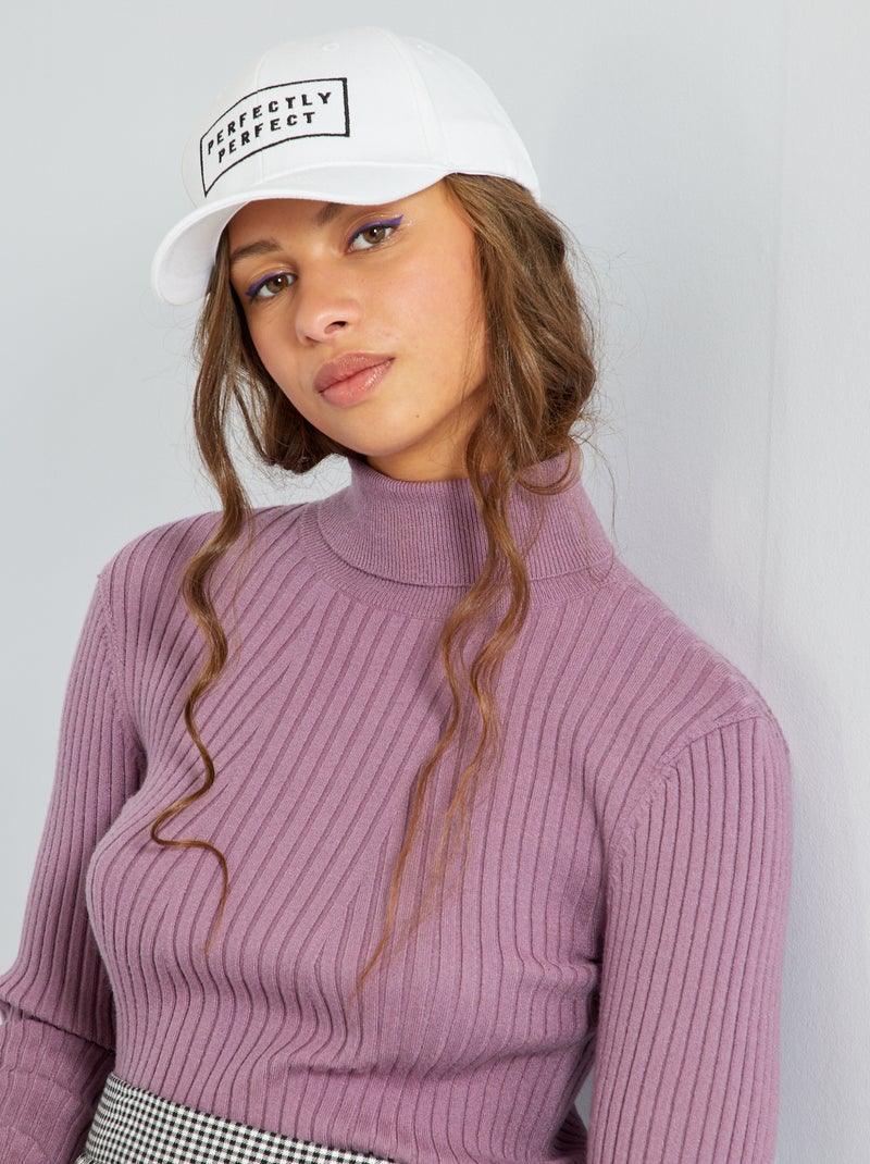 Camisola em malha nervurada VIOLETA - Kiabi