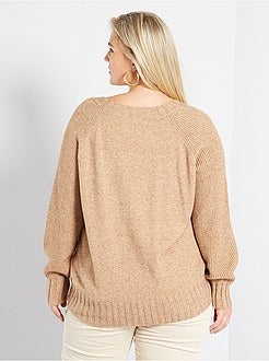 Camisola em malha 'Only Carmakoma' - Kiabi