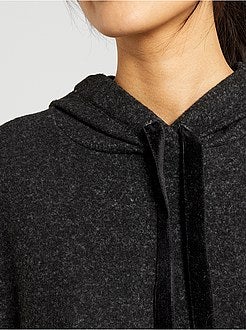 Camisola em malha peluche - Kiabi