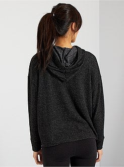 Camisola em malha peluche - Kiabi