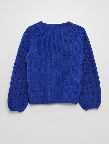 Camisola em malha peluche fantasia