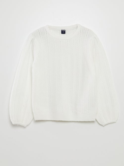 Camisola em malha peluche fantasia - Kiabi