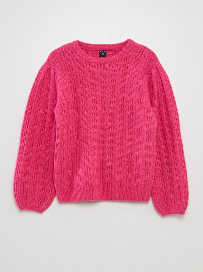 Camisola em malha peluche fantasia Rosa - Kiabi