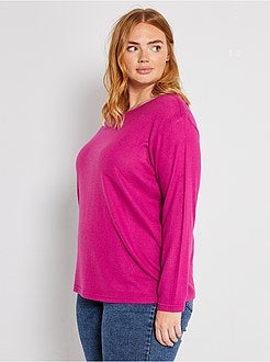 Camisola em malha 'peluche' - Kiabi