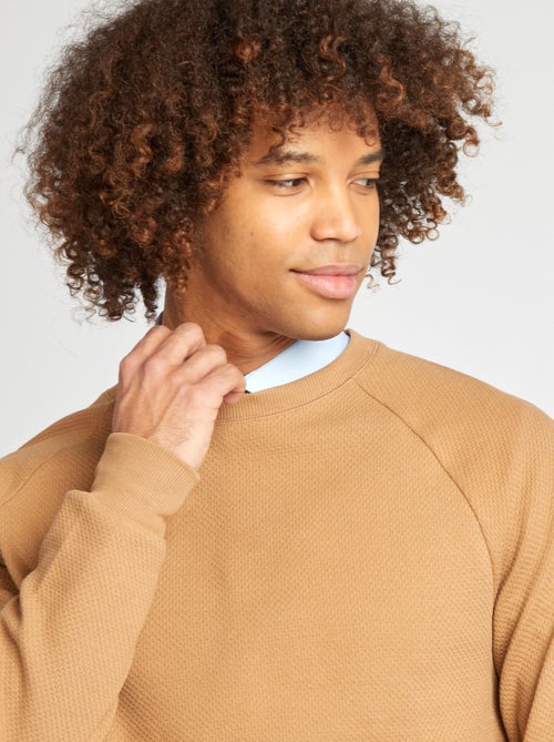 Camisola em malha piqué - Kiabi