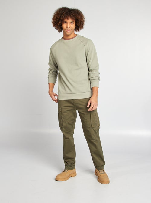 Camisola em malha piqué - Kiabi