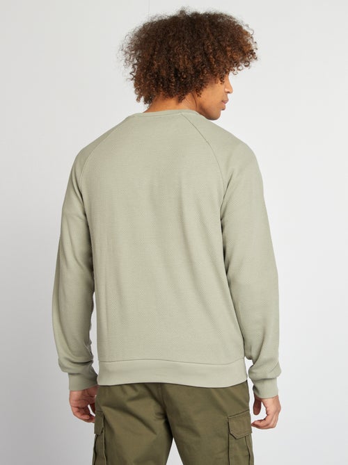 Camisola em malha piqué - Kiabi