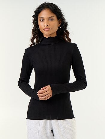 Camisola em malha pointelle