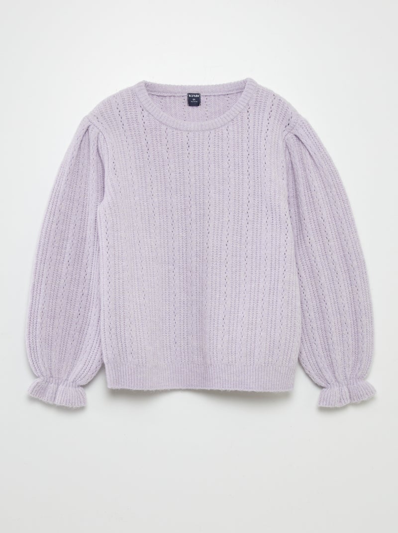 Camisola em malha pointelle VIOLETA - Kiabi