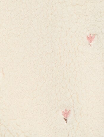 Camisola em malha sherpa com padrão