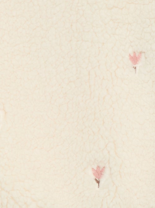 Camisola em malha sherpa com padrão - Kiabi