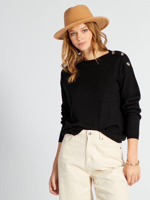 Camisola em malha suave 'JDY' - Kiabi