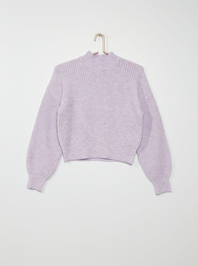 Camisola em malha tricô VIOLETA - Kiabi