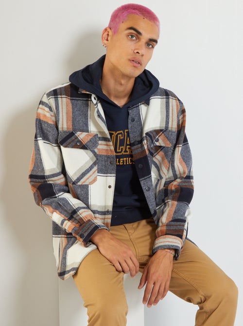 Camisola em moletão com estampado fantasia - Kiabi