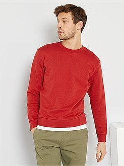 Camisola em moletão de conceção ecológica - Kiabi