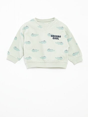Camisola em moletão não cardado