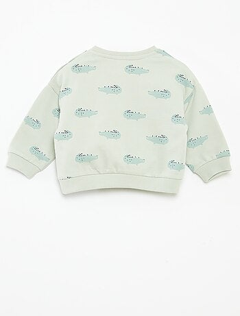 Camisola em moletão não cardado