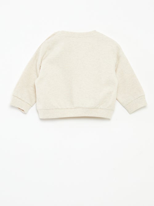 Camisola em moletão não cardado - Kiabi