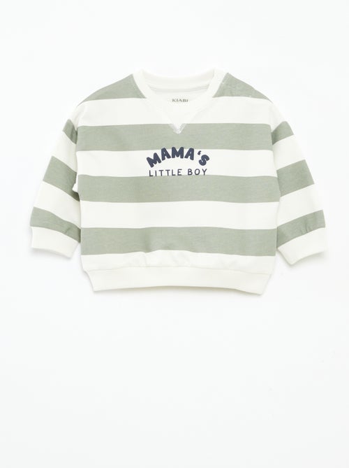 Camisola em moletão não cardado - Kiabi