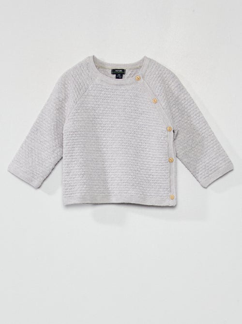 Camisola em ponto de mousse - Kiabi