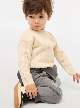 Camisola em tricô torcido