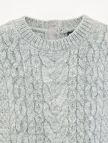 Camisola em tricô torcido