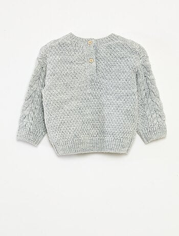 Camisola em tricô torcido