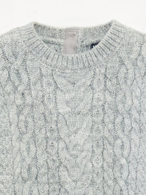 Camisola em tricô torcido - Kiabi