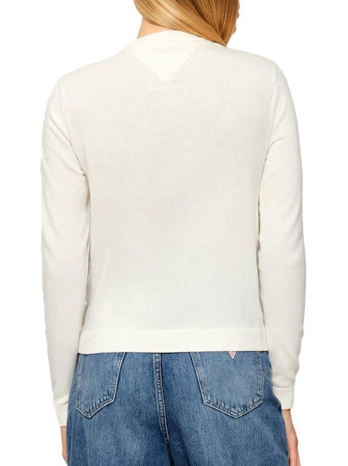 Camisola Essencial Tommy Hilfiger Cru para Mulher - Kiabi Camisola Essencial Tommy Hilfiger Cru para Mulher - Kiabi