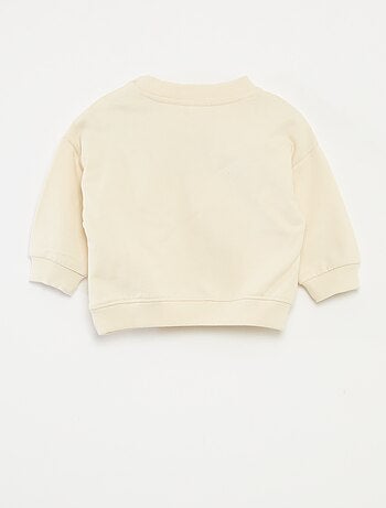 Camisola estampada animada 'Snoopy' em polar de algodão