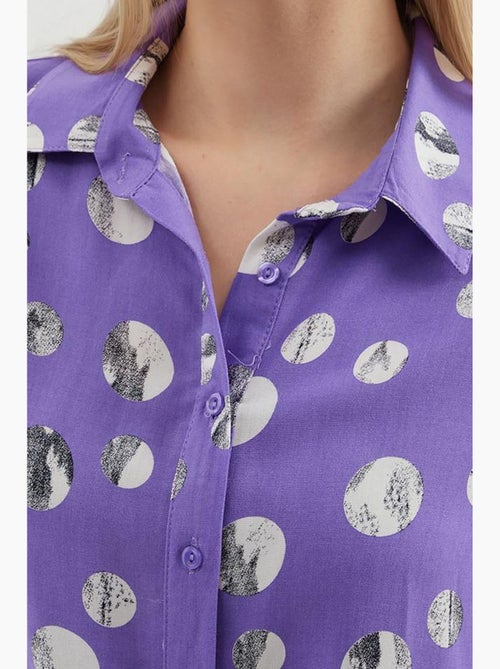 Camisola estampada com atilhos à frente bdart - Kiabi Camisola estampada com atilhos à frente bdart - Kiabi