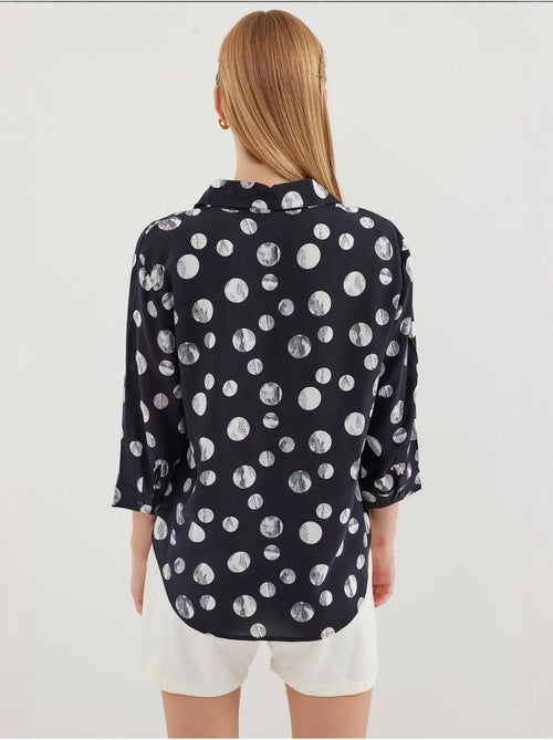 Camisola estampada com atilhos à frente bdart - Kiabi Camisola estampada com atilhos à frente bdart - Kiabi