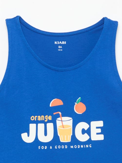 Camisola estampada de gola redonda - Kiabi